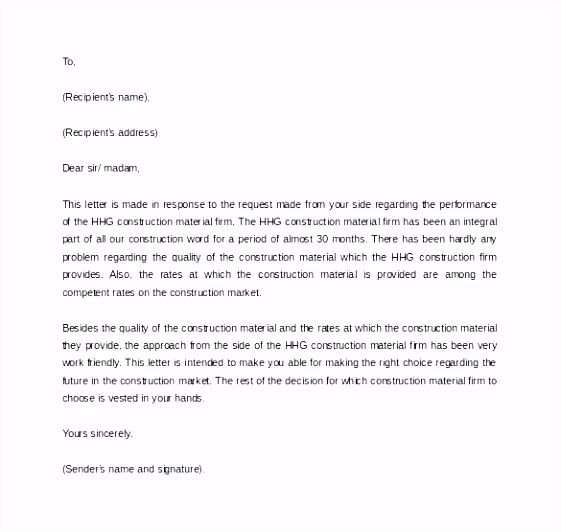 Cover Letter Template Lovely Example Testimonial References Sample