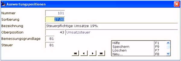 Steuersatzänderung
