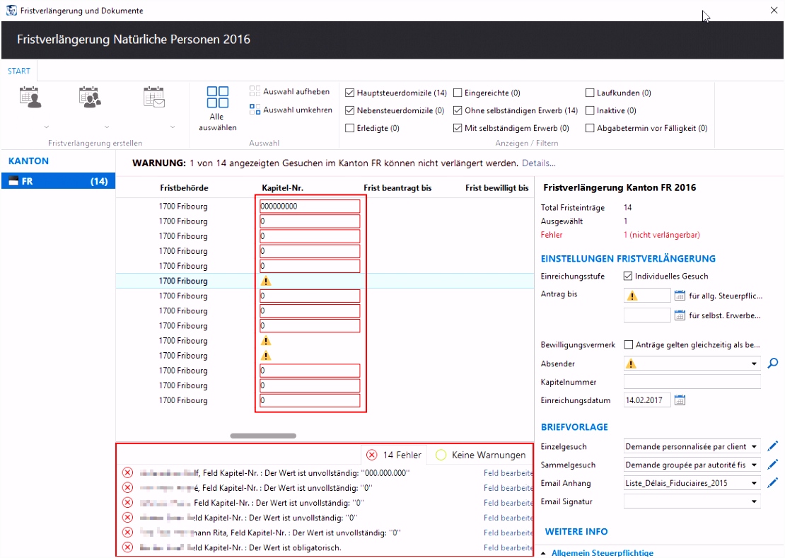 Wie kann ich in Dr Tax Fristen verwalten – Dr Tax Helpdesk