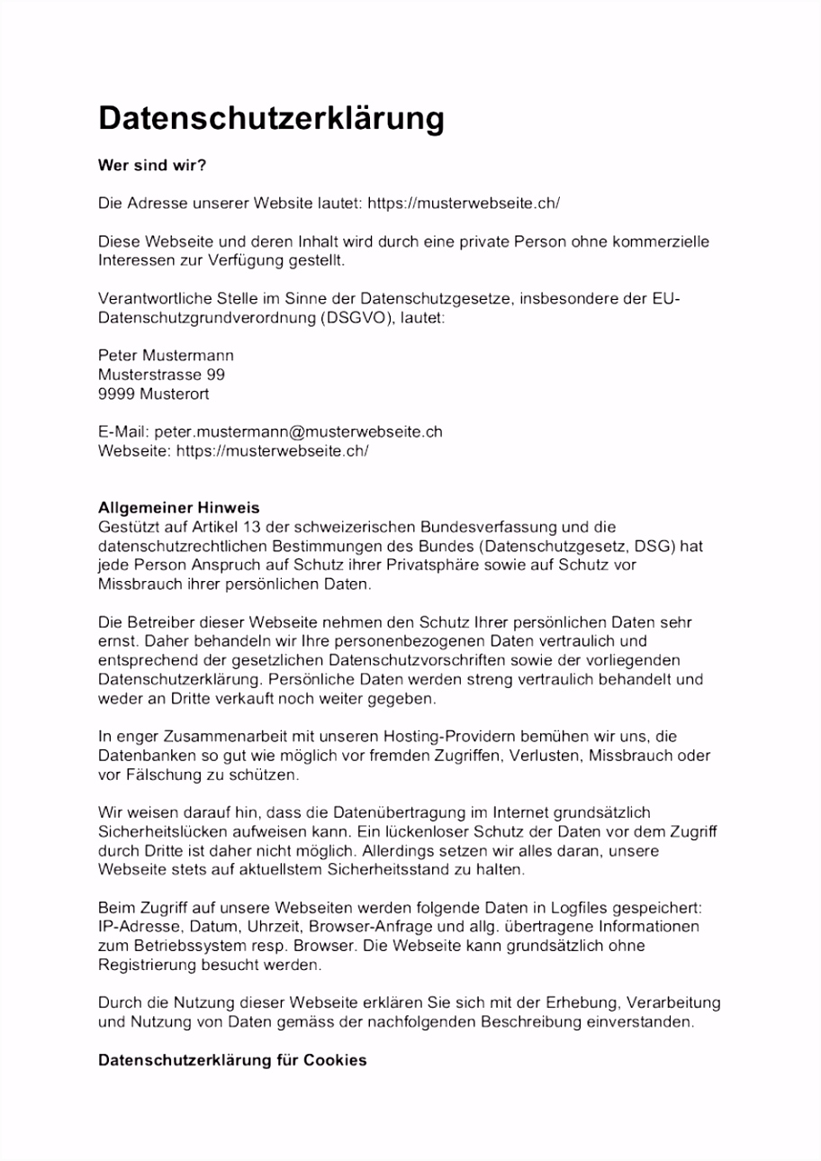 Muster Und Vorlage Kostenlos
