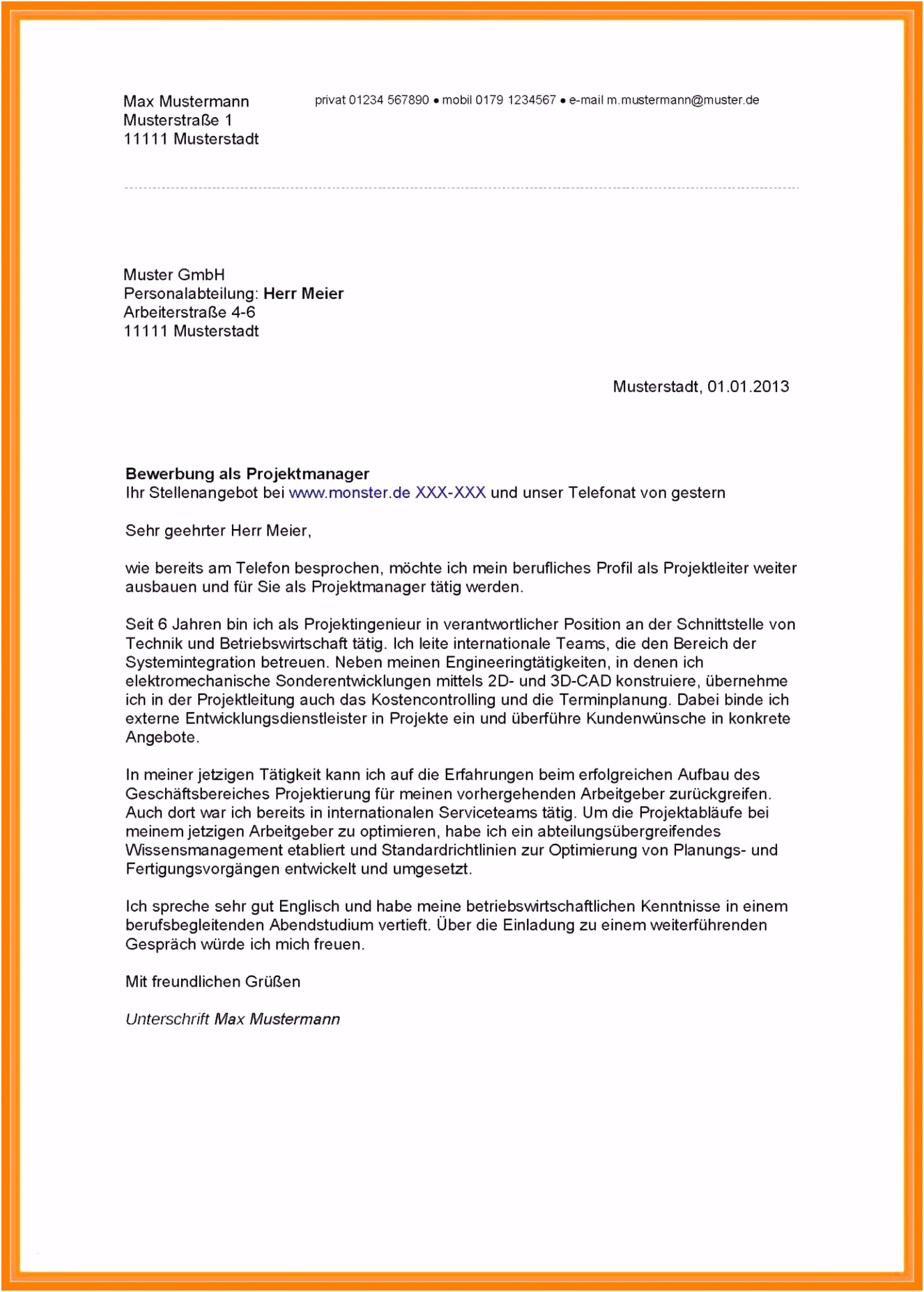 11 lebenslauf bewerbung lehrer