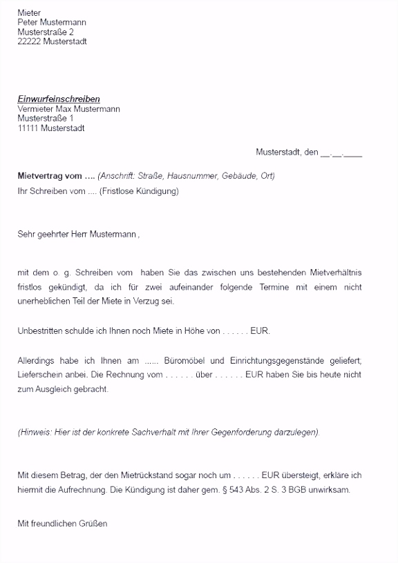 Kündigung Mietvertrag Vorlage Mieter Vorlage Mieterselbstauskunft