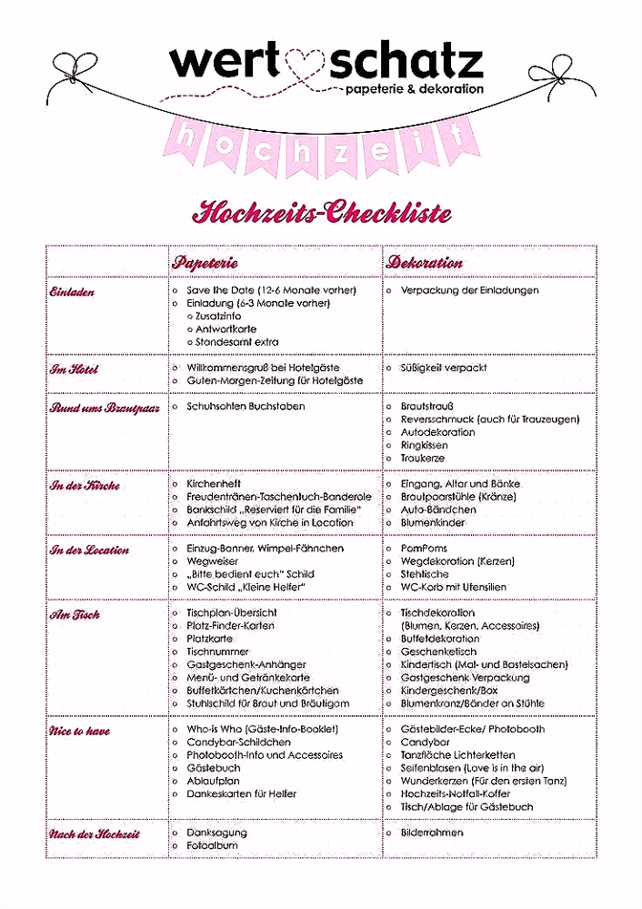 Checkliste Hochzeitsplanung Hochzeit Sitzordnung Elegant Best