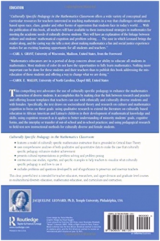 Culturally Specific Pedagogy in the Mathematics Classroom