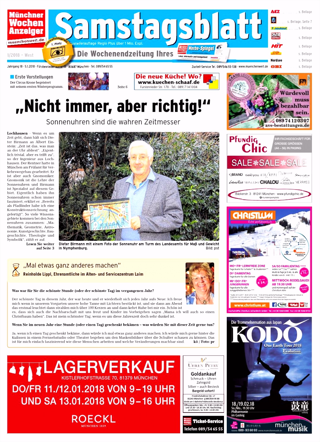 KW 01 2018 by Wochenanzeiger Me n GmbH issuu