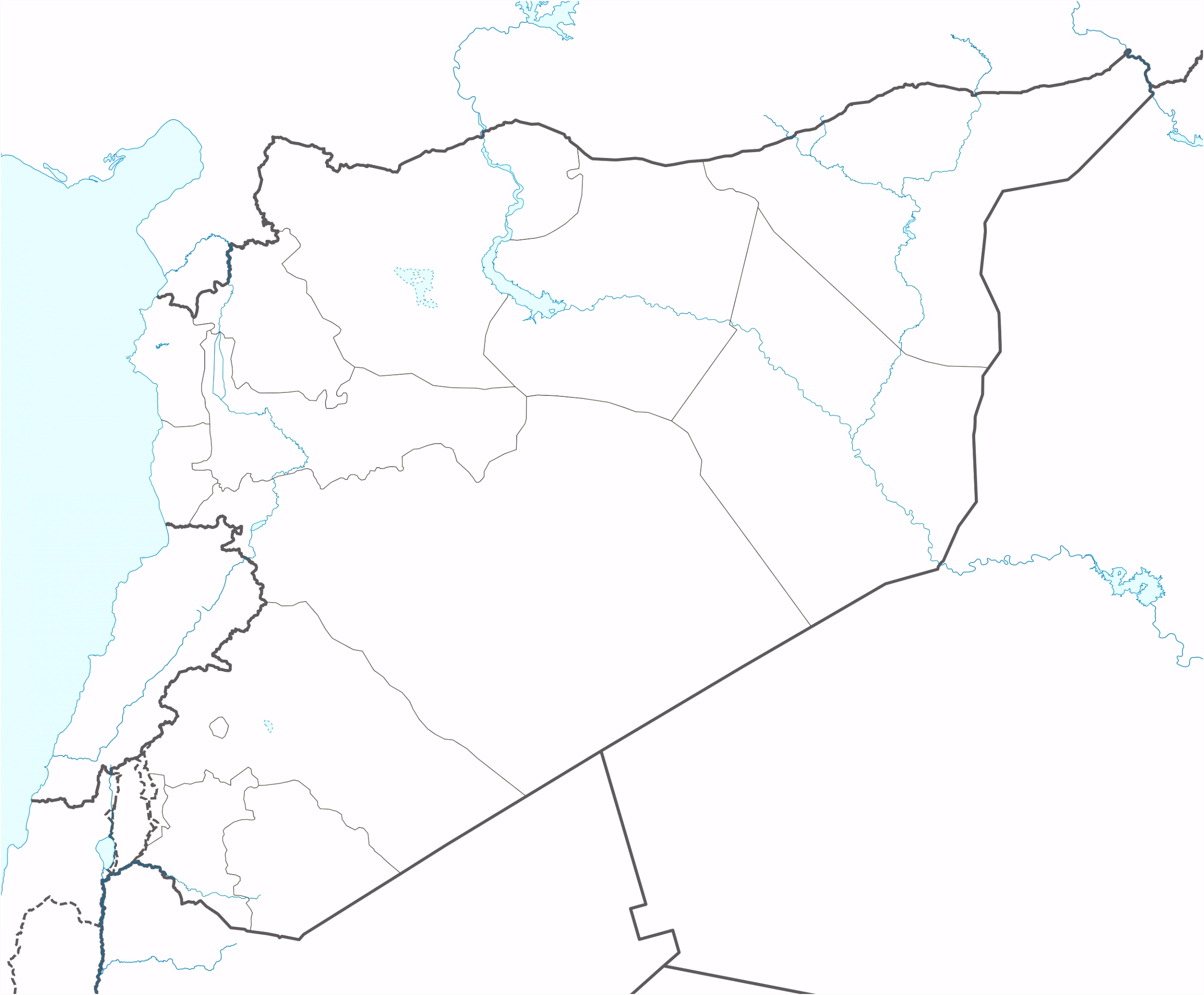 Template Syrian Civil War detailed map