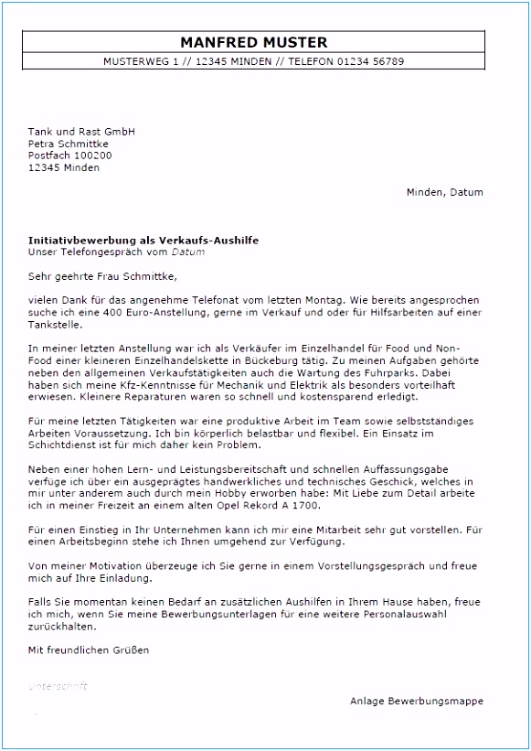 Bewerbung Einzelhandelskauffrau Muster Bewerbungsvorlage Elektriker
