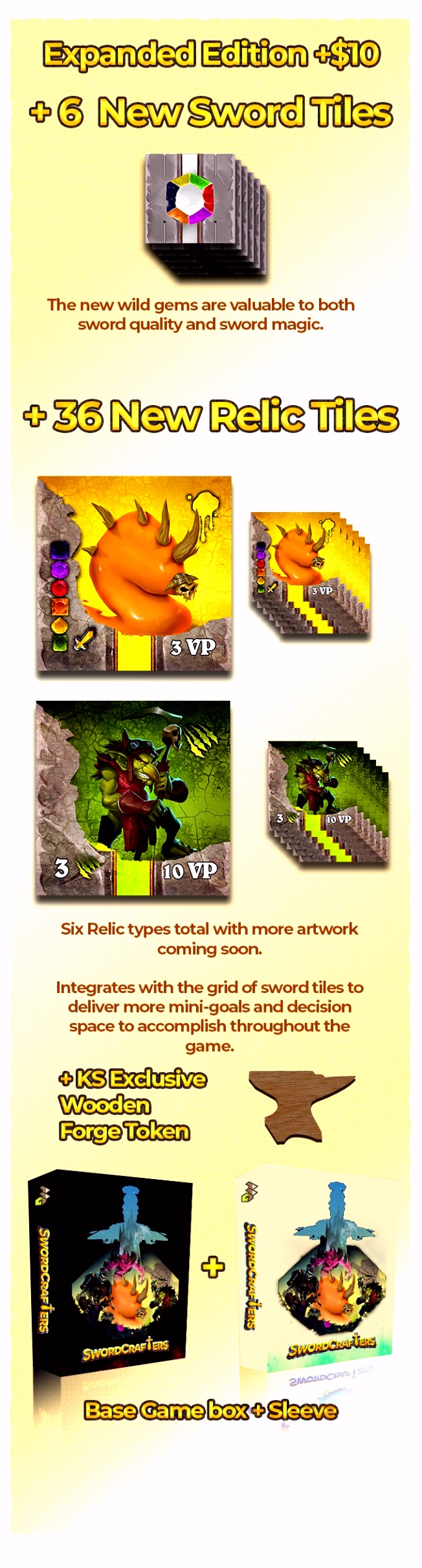 Swordcrafters Craft 2D game pieces into a 3D sword by Adam
