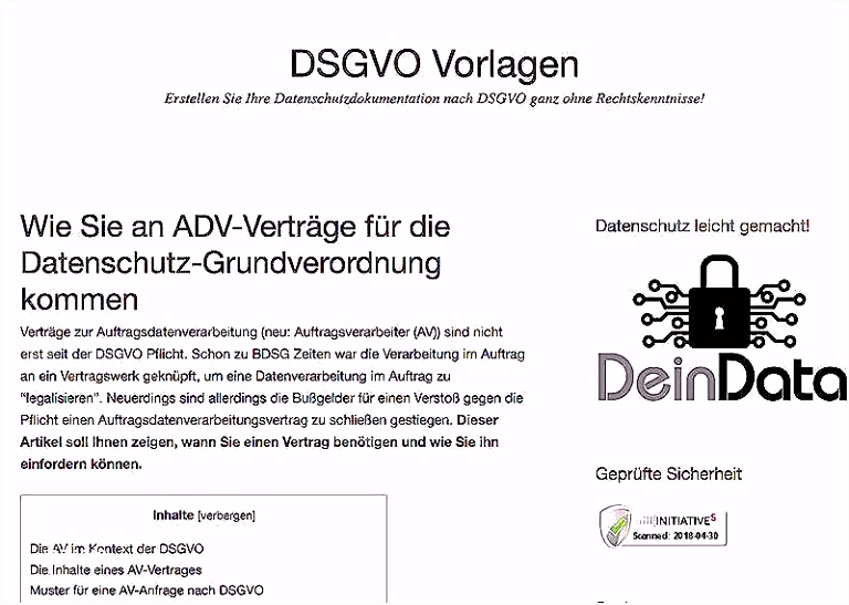 63 Niedliche Aufnahmen Der Dsgvo Vorlagen