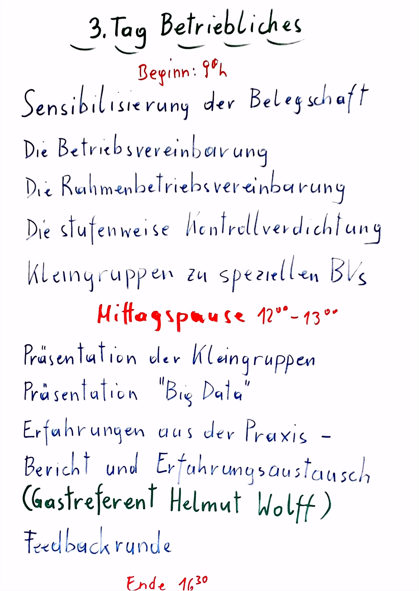 Datenschutz im Betrieb regeln Doku