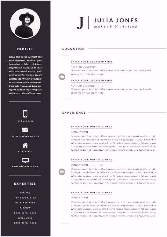 Frisches Portfolio Deckblatt