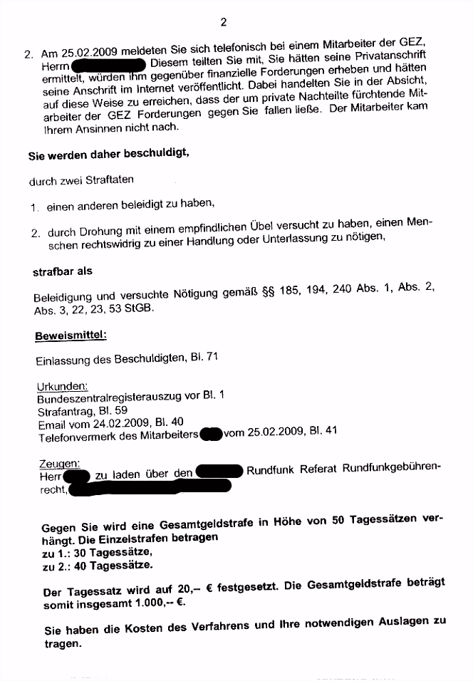 GEZ "beleidigt" Gefängnis Ist Deutschland noch eine Demokratie