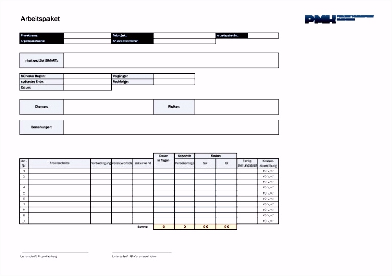 Lastenheft Vorlage Excel Download Templates