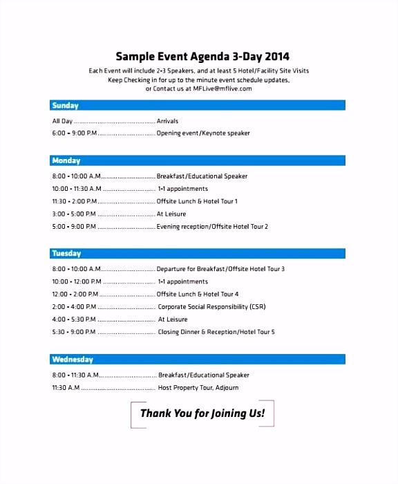 Top 5 Best Event Agenda Templates