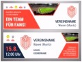 6 Fusballturnier Plakat Vorlage