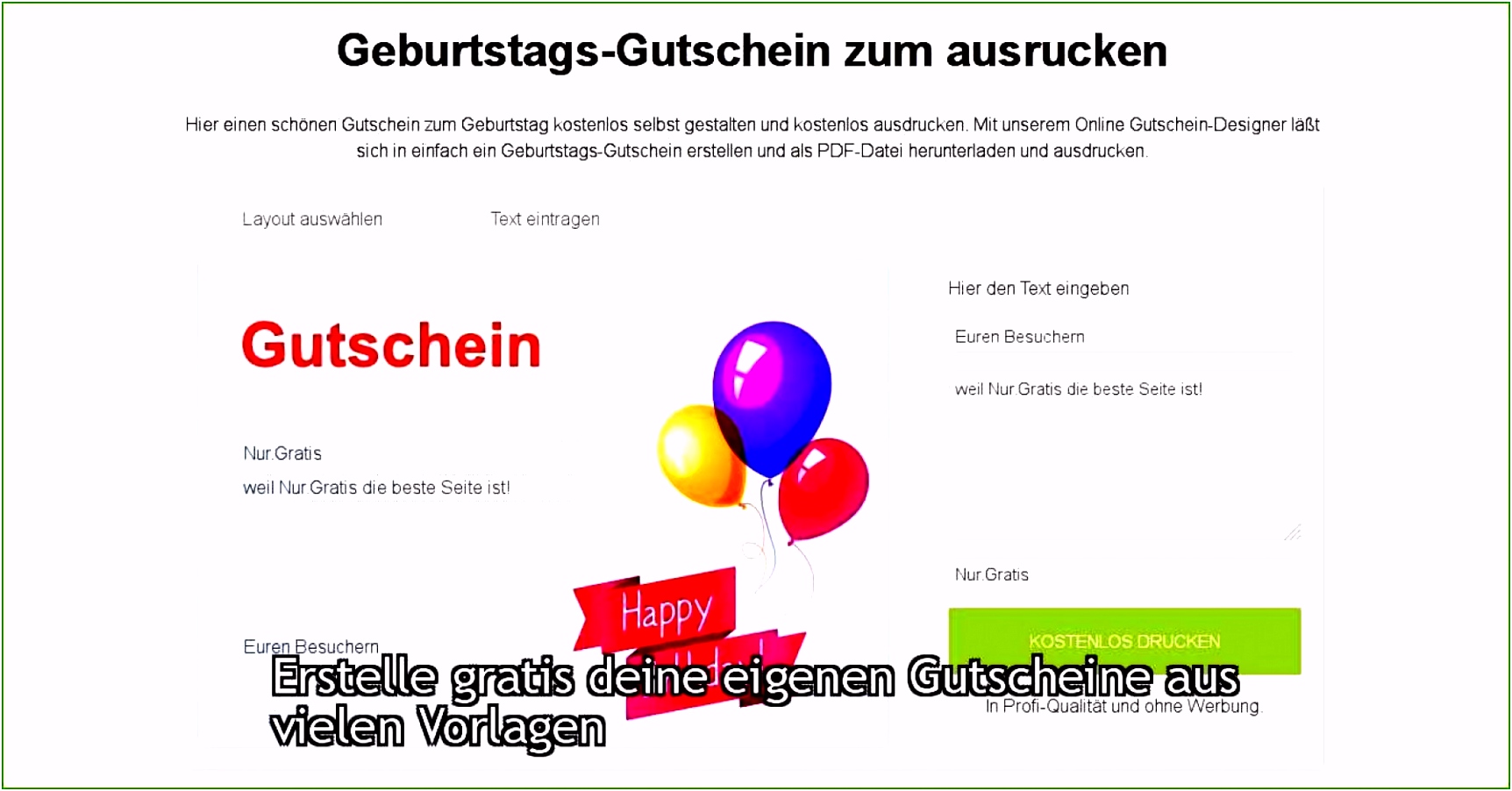 Sammlung Von Gutschein Gestalten line Deutschlands Erste Adresse