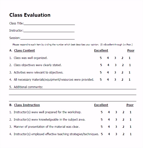 Feedback form Template Presentation Evaluation form Datform Co