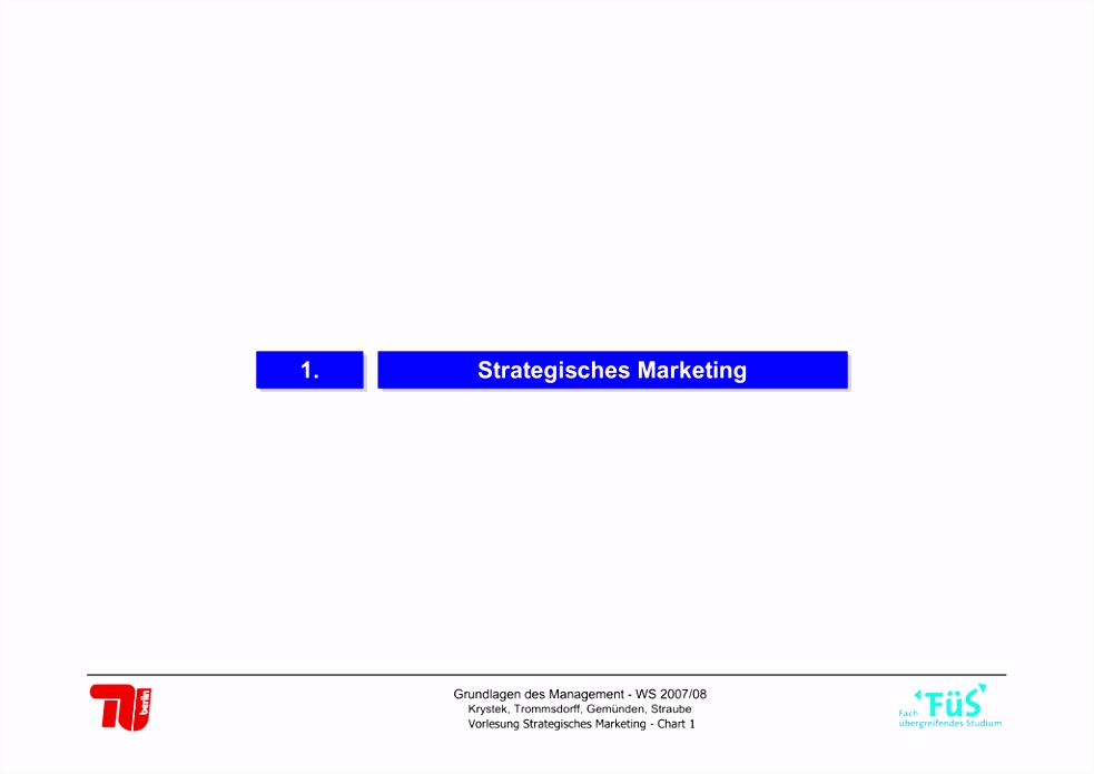 strategisches Marketing