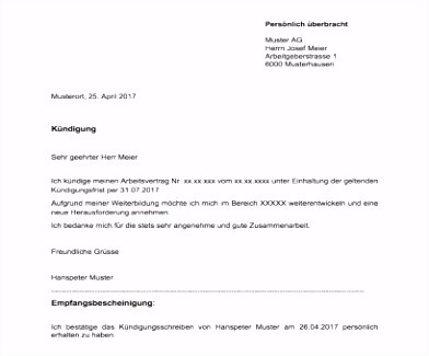 Ausgezeichnet Kündigung Nebenjob Frist Kündigung Vorlagenidee
