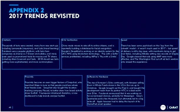 Carat s 10 Trends for 2018