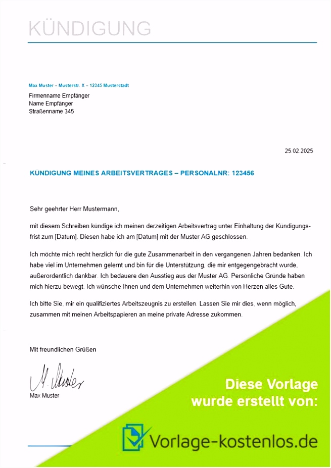 Fristlose Kundigung Muster Arbeitnehmer 643 905 Fristlose Kndigung