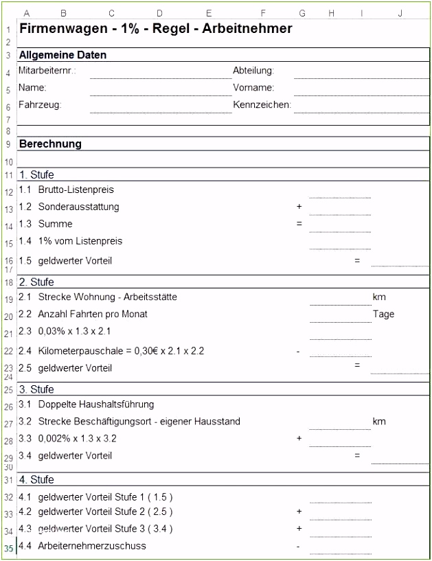 18 fahrtkostenabrechnung vorlage