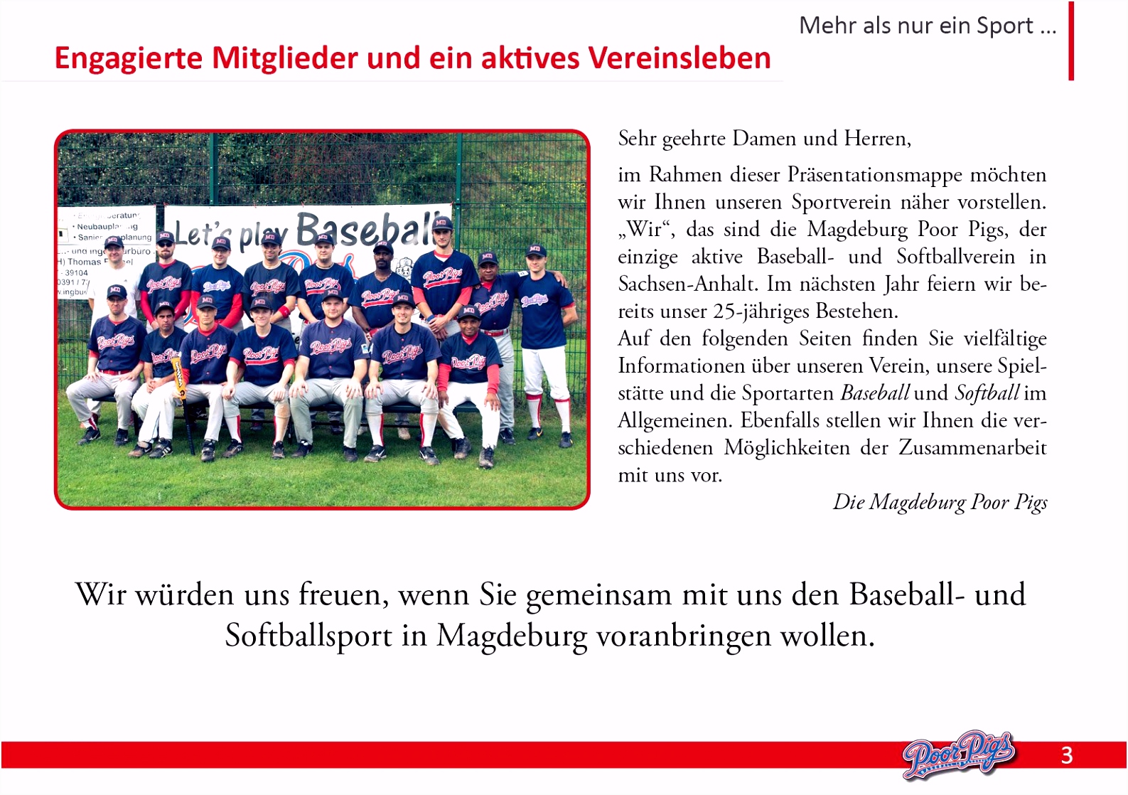 Die Erstaunliche Sponsorenmappe Vorlage