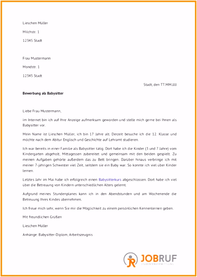 15 bewerbungsschreiben erzieherin