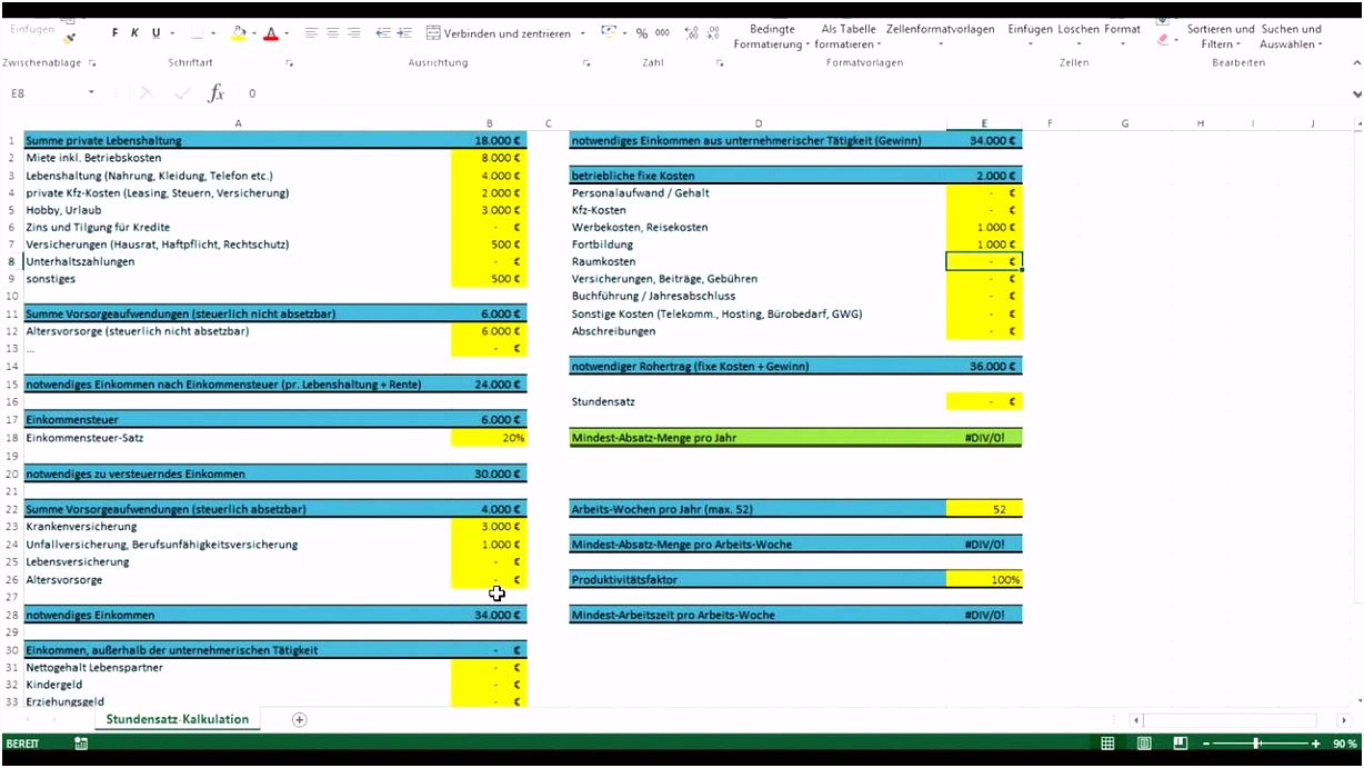 Excel Stunden Berechnen Vorlage azeme arbeitszeiterfassung mit
