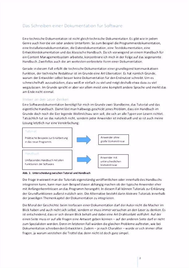 Besten Der Dokumentation Schreiben Vorlage