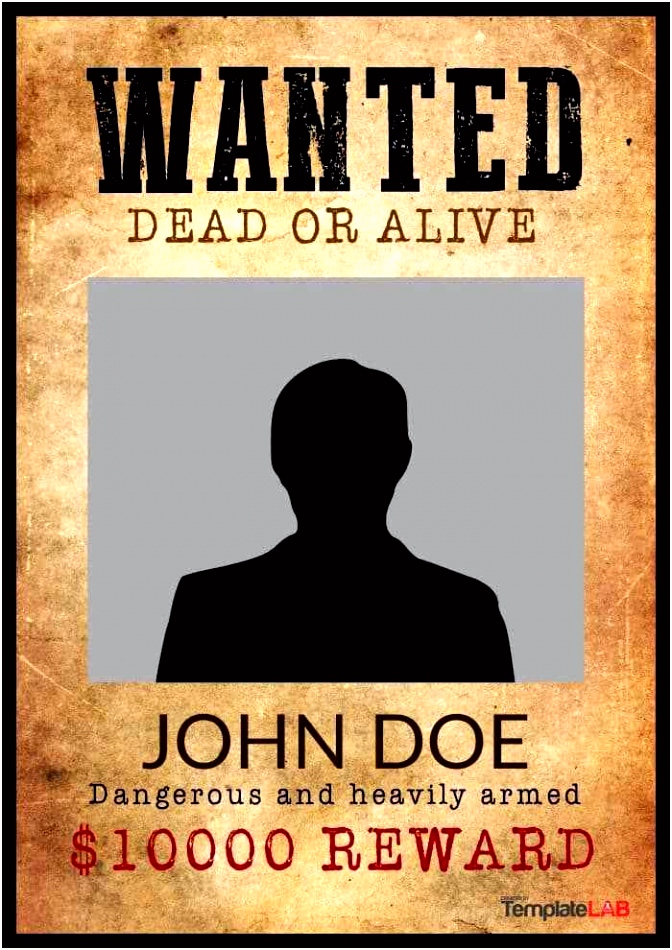 Wanted Poster Template Microsoft Word Flyer Template Simple Free