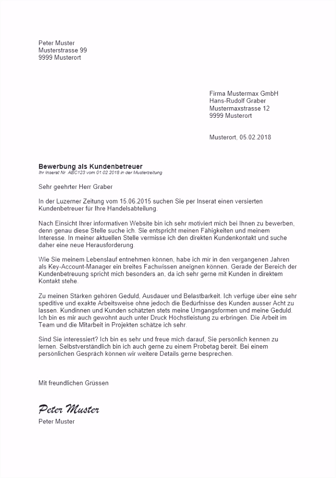Anschreiben Wohnung Interesse Besten Der Wohnungsanzeige Muster