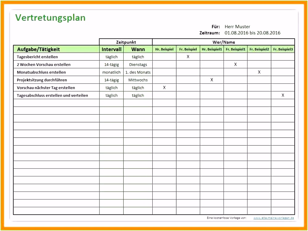 21 zeitplan vorlage word