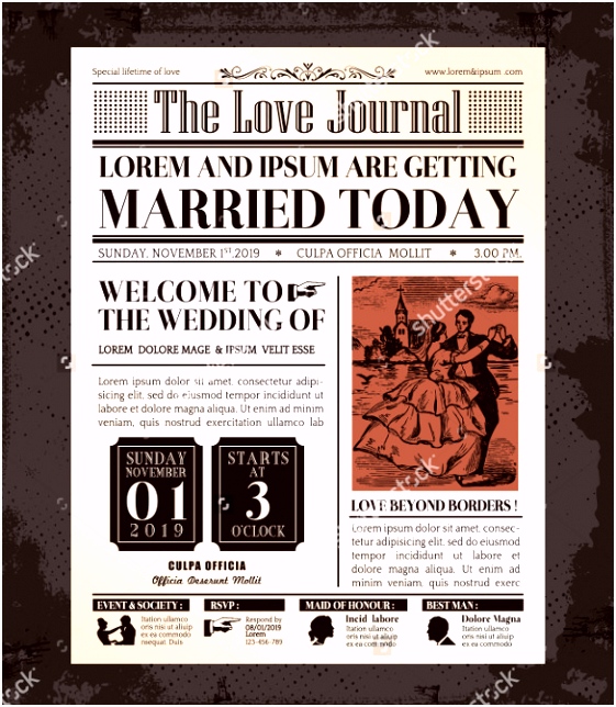12 Newspaper Front Page Templates – Free Sample Example Format