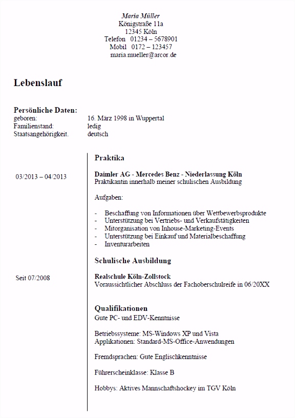 16 bewerbungsschreiben ausbildung einzelhandelskauffrau