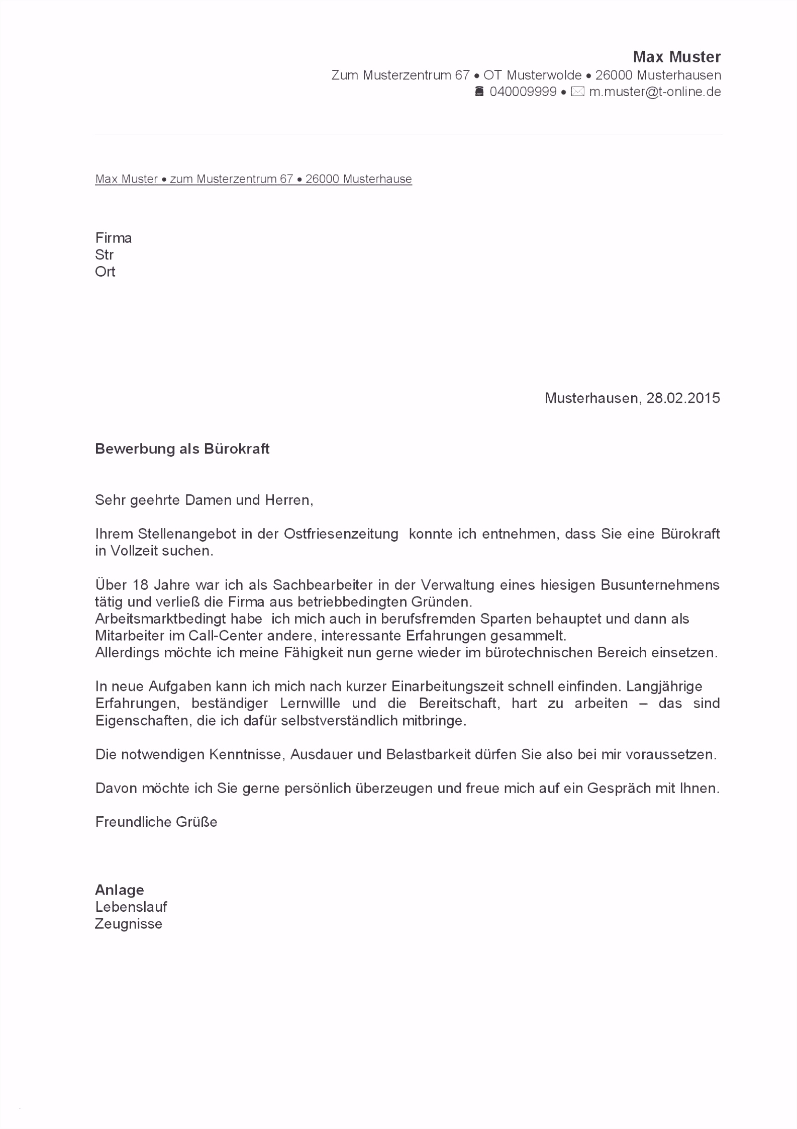Initiativbewerbung Lebenslauf Elegant Bewerbung Englisch Muster