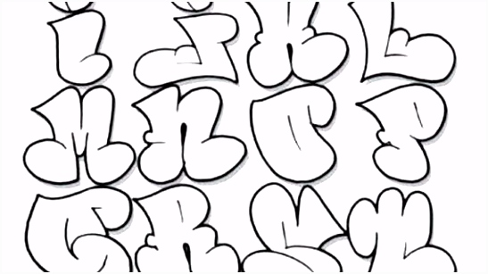 Graffiti Buchstaben Vorlagen Kostenlos Rahmen 014 Graffiti Schrift