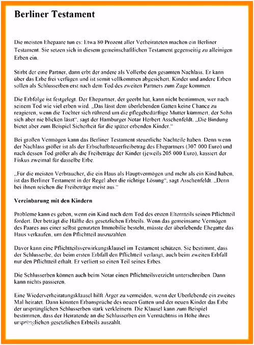 Testament Selber Schreiben