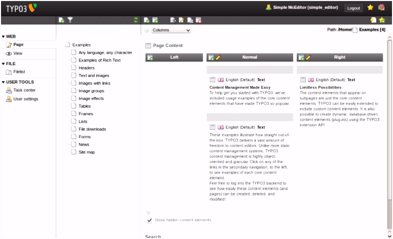 Typo3 CMS review advantages and disadvantages