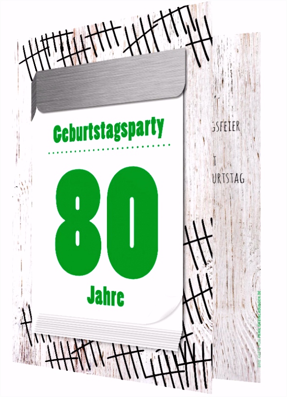 80 Geburtstag Einladung Vorlage