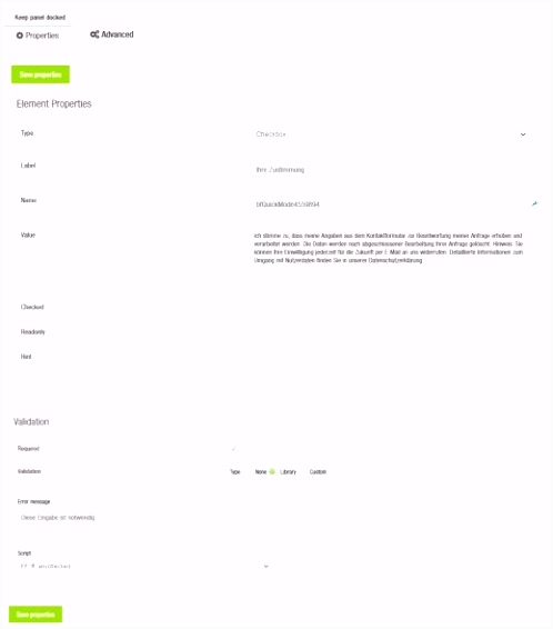 DSGVO Radio Button check Forums Crosstec
