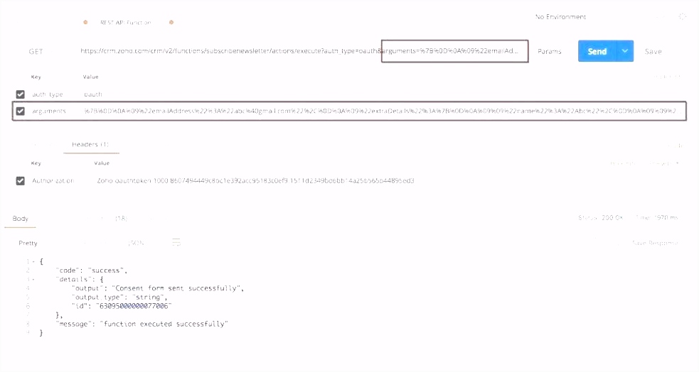form template
