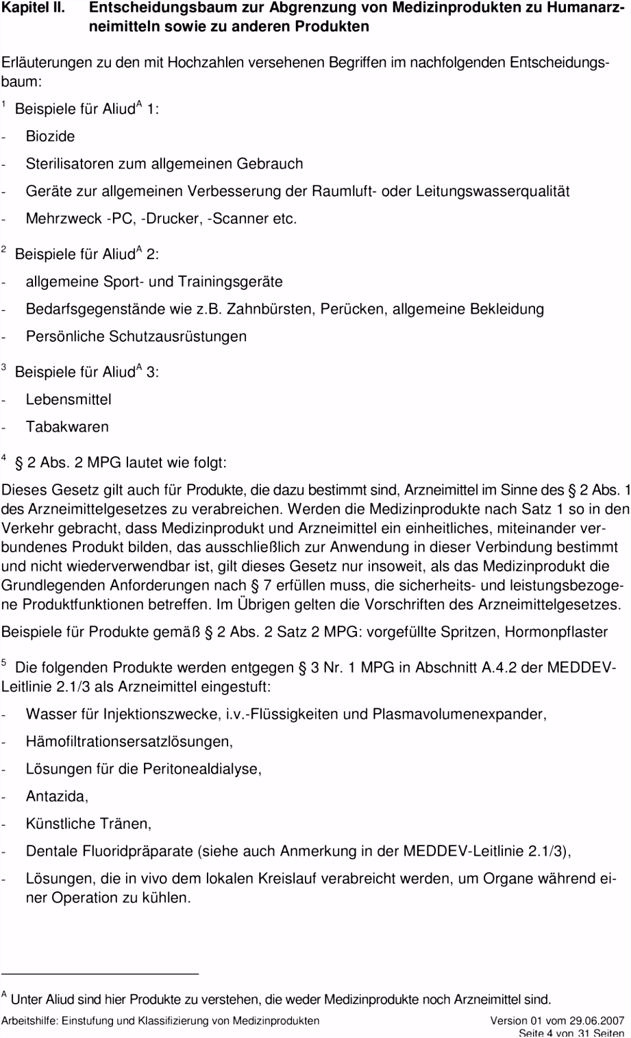 Einstufung und Klassifizierung von Medizinprodukten PDF
