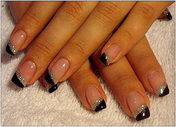 French Nails Muster Schlicht Nageldesign Bilder Wunderschöne