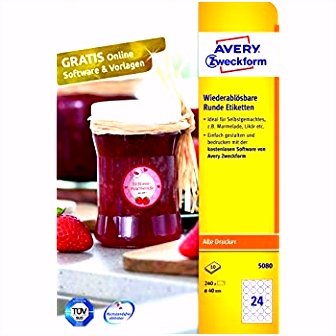 Avery Zweckform L4778REV 20 Wetterfeste Etiketten A4 960 Stück