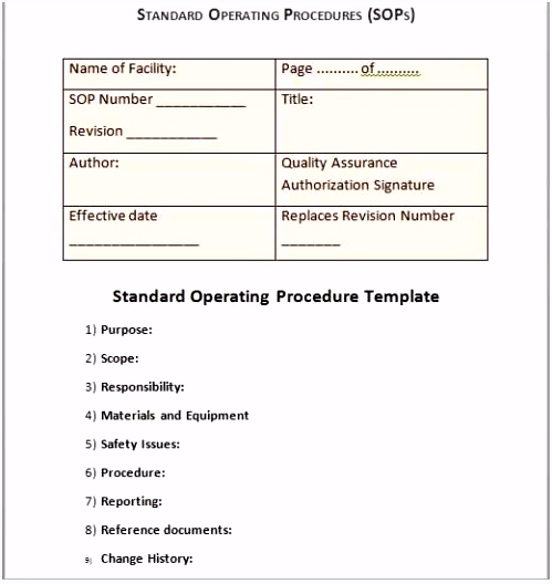 Sop Vorlagen Medizin Cool sop Templates 29 Fen Beste Vorlage Ideen