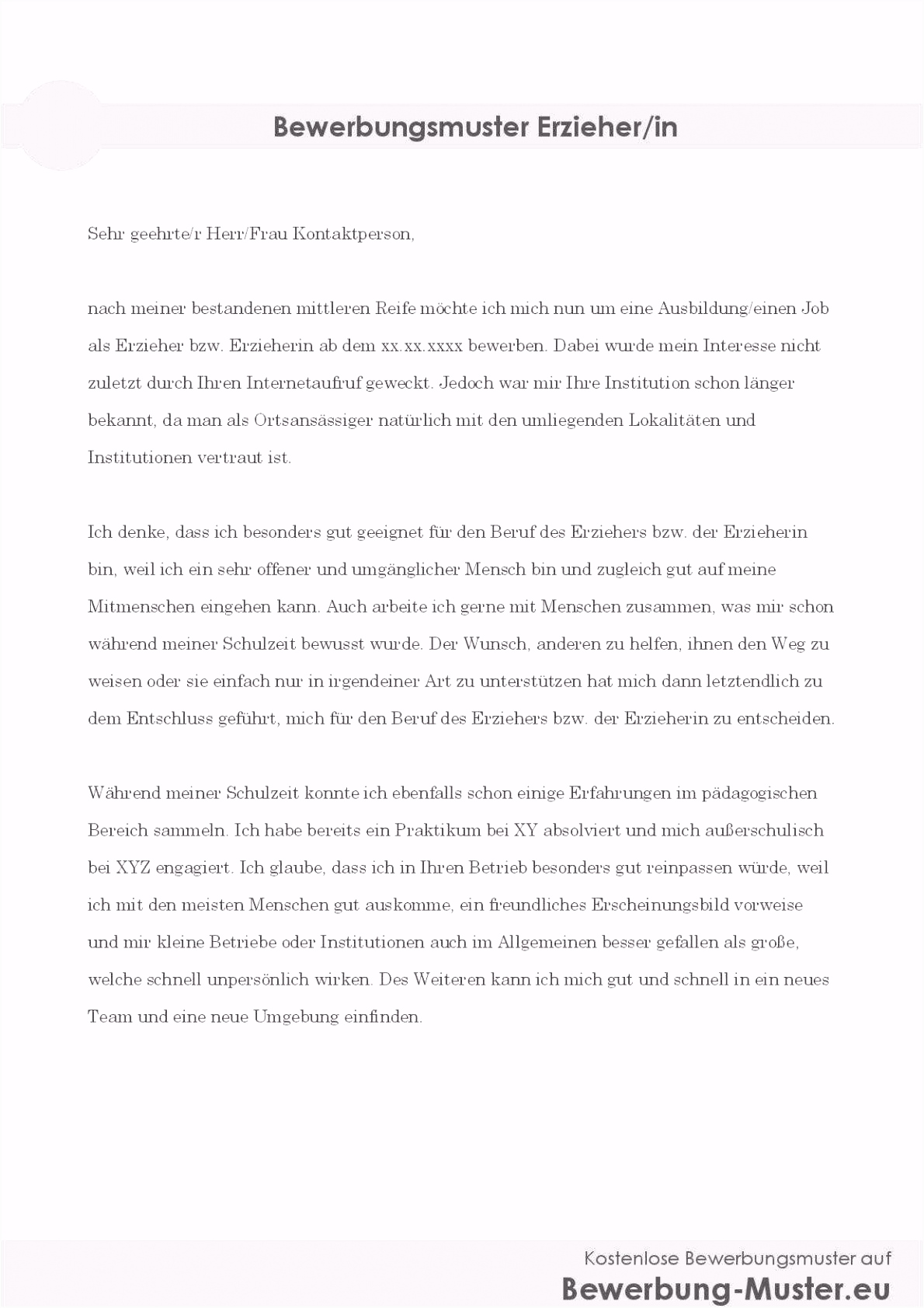 Bewerbung Erzieherin Kindergarten Druckbare Das Beste Von Bilder Von