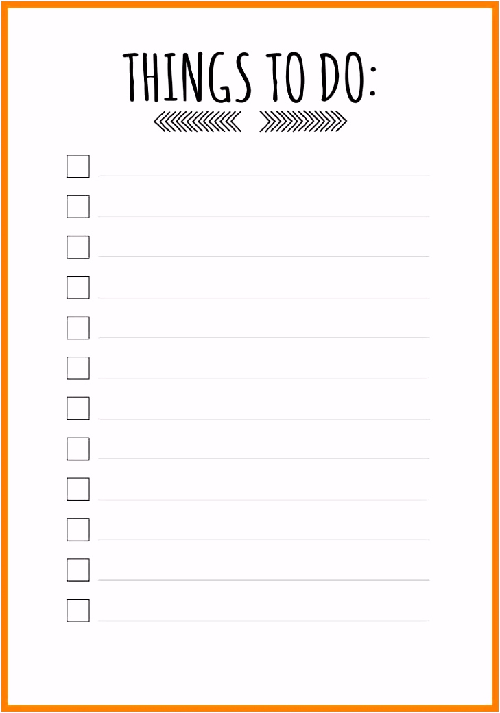 15 to do liste word vorlage