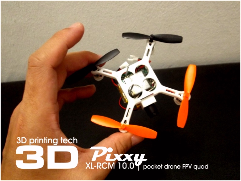 XL RCM 10 0 PIXXY Pocket drone FPV quad SupermotoXL Designs
