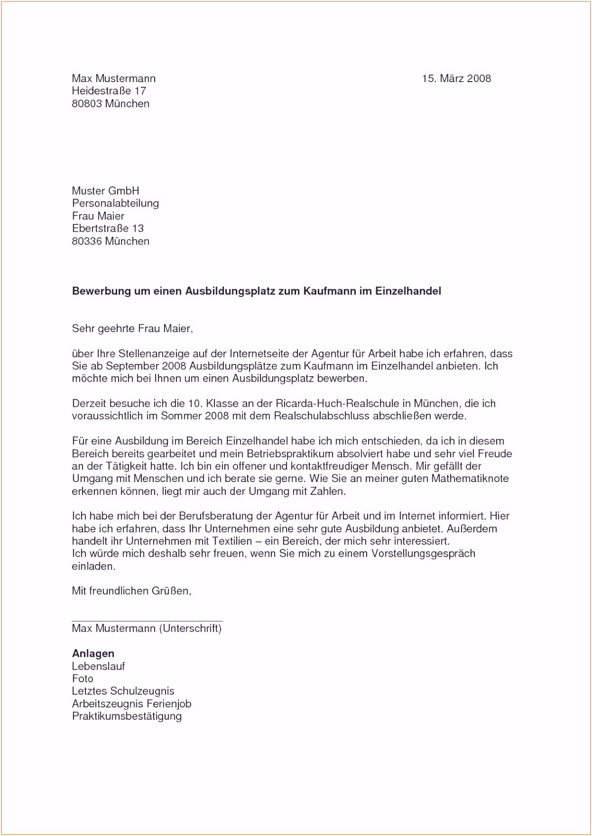 20 bewerbung umgang mit menschen